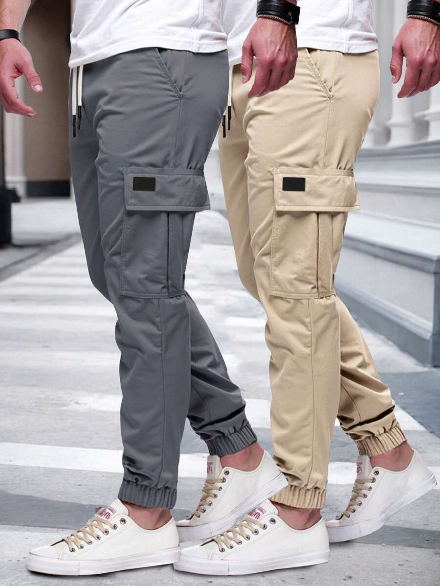 RICCARDO | JOGGER CARGO LEGGERI CON TASCHE