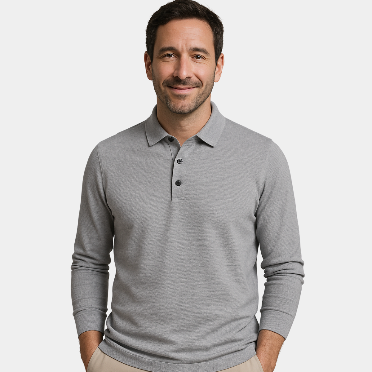 ALESSANDRO  |  POLO BUSINESS-CASUAL A MANICHE LUNGHE