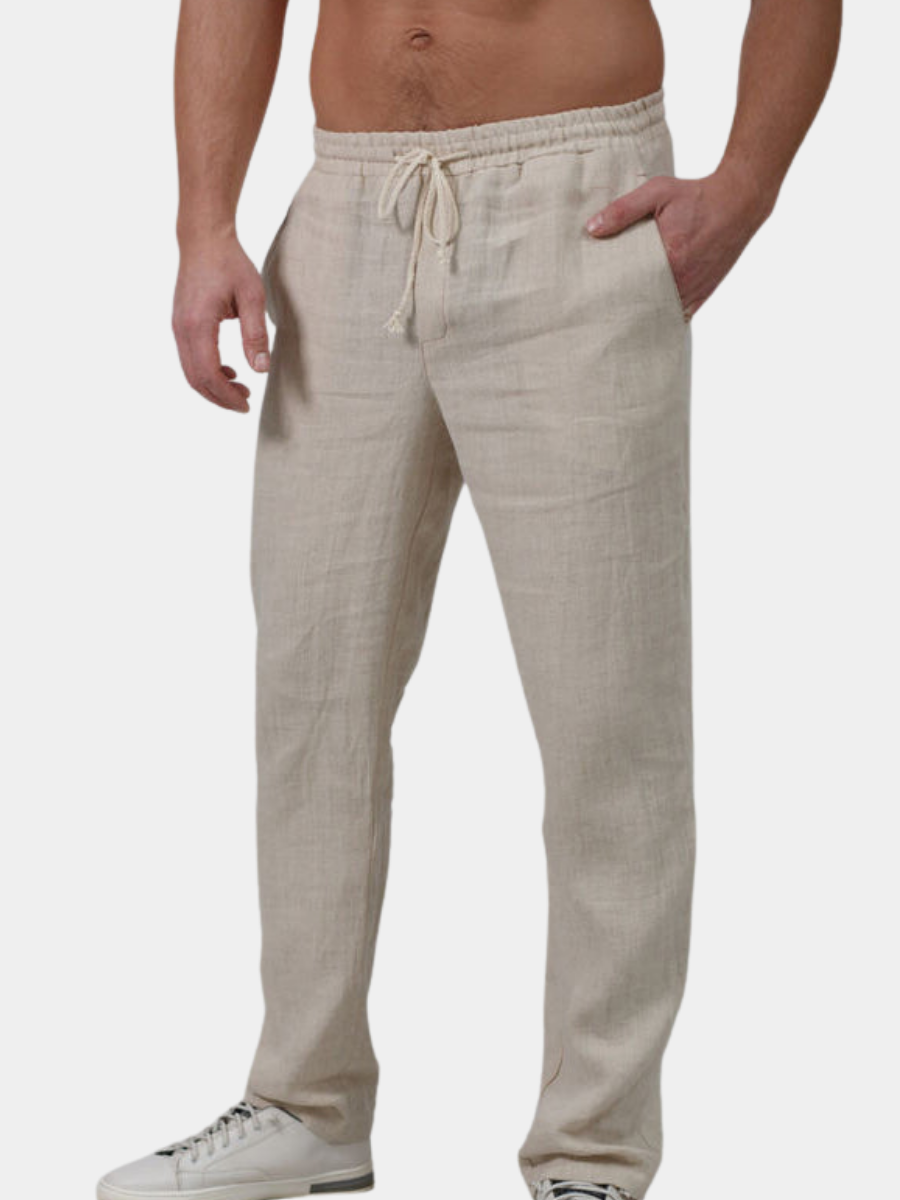 GIORGIO | PANTALONE DI LINO LEGGERO DA UOMO