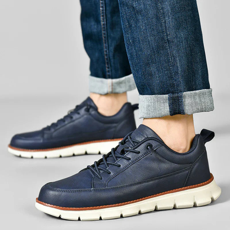 FELICE | SNEAKERS IN PELLE CON COMFORT ORTOPEDICO