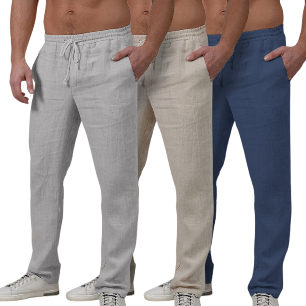 GIORGIO | PANTALONE DI LINO LEGGERO DA UOMO