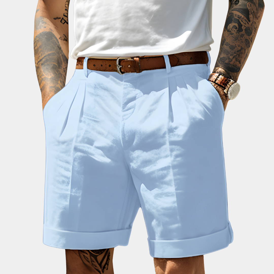 ROSSI ROMA | ELEGANTI BERMUDA IN COTONE TRASPIRANTE