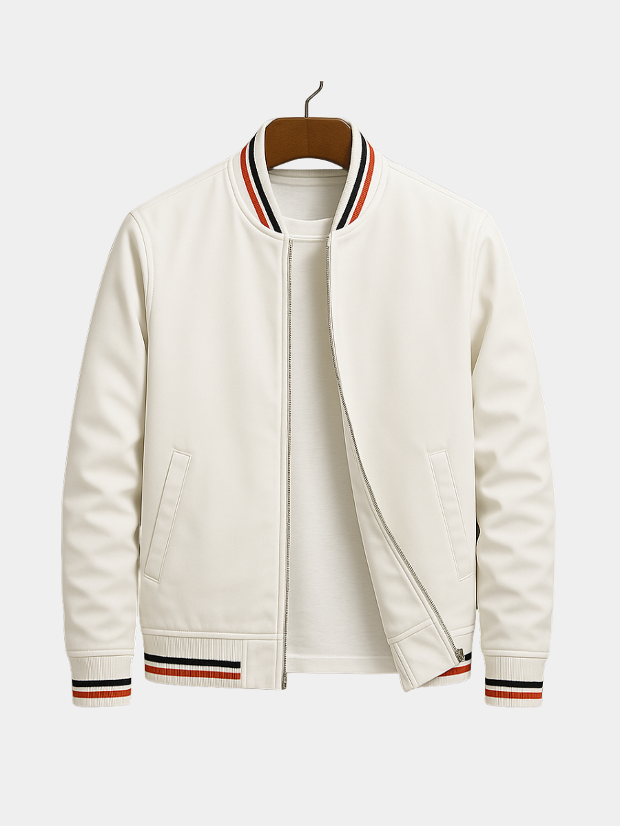 ROSSI ROMA | GIUBBOTTO BOMBER ESTIVO CON STRISC
