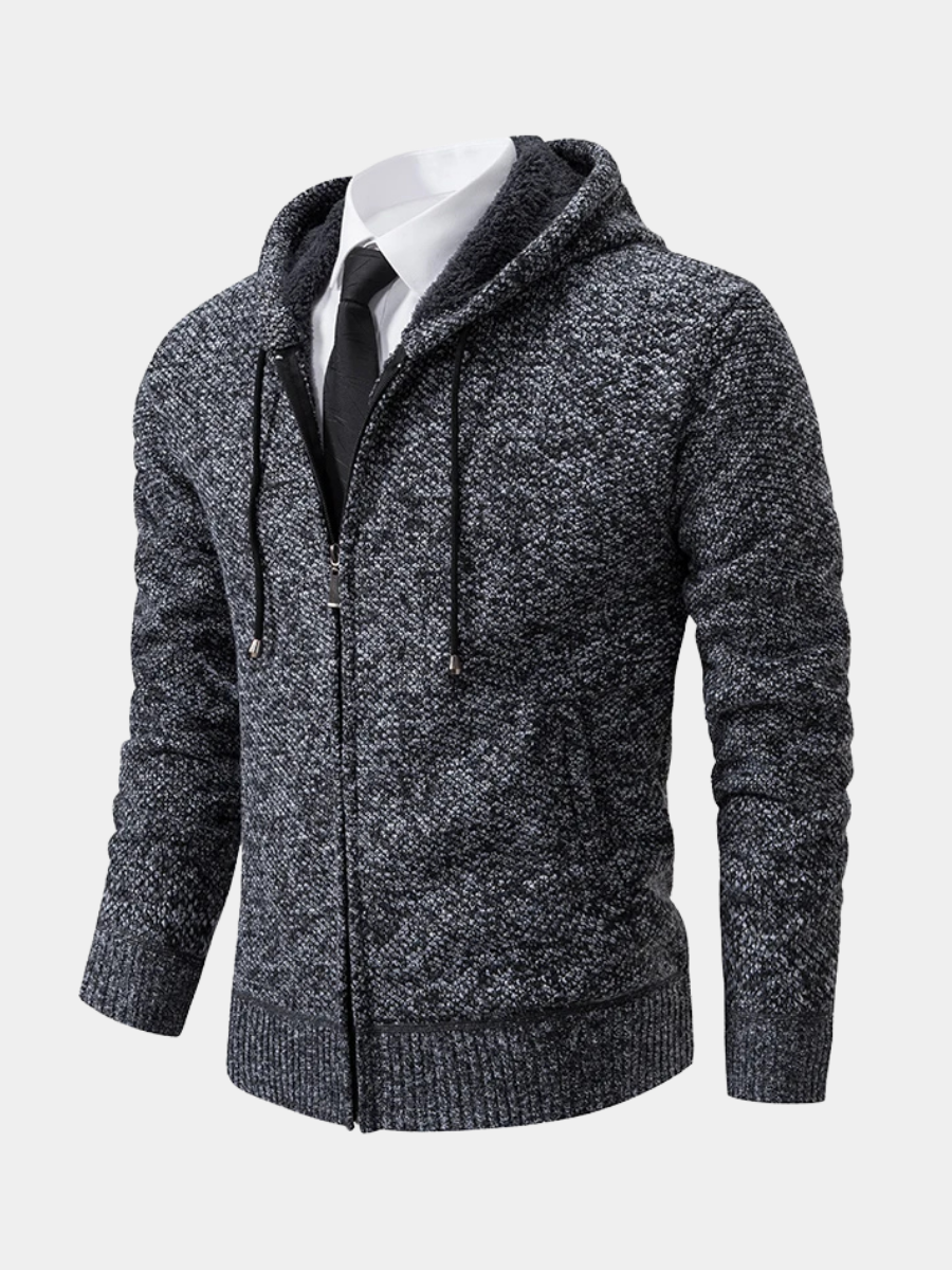 ROSSI ROMA | CARDIGAN CON ZIP IN PILE