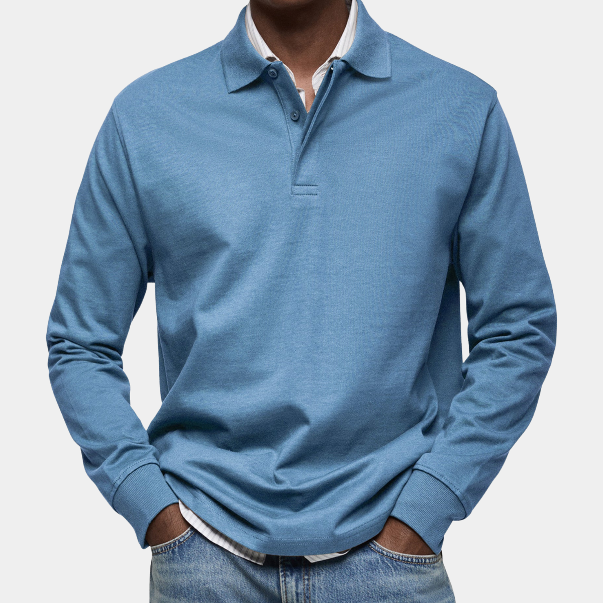 ROSSI ROMA™ | POLO CASUAL A MANICHE LUNGHE