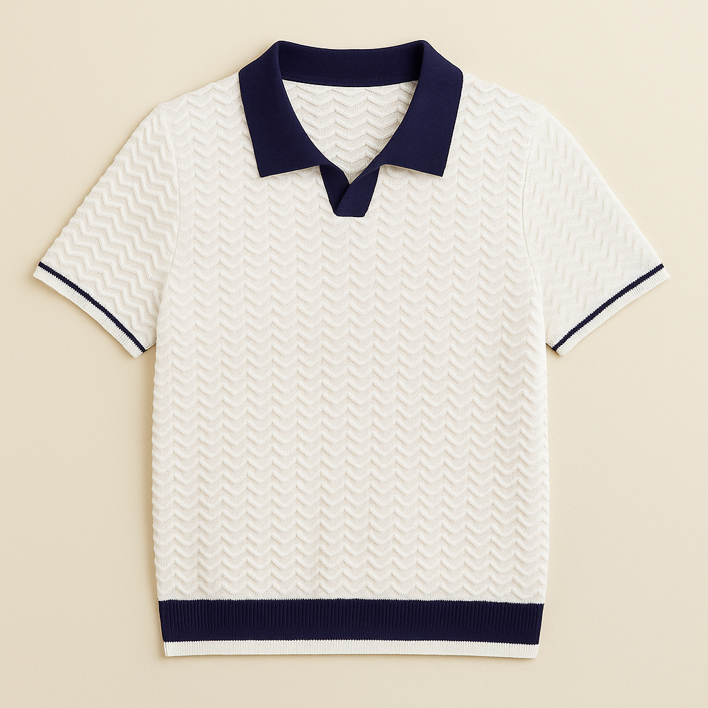 LUCA | POLO SHIRT IN TESSUTO RICCIO DE