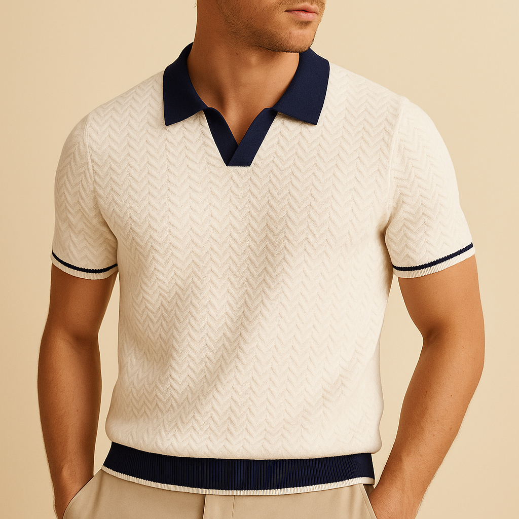 LUCA | POLO SHIRT IN TESSUTO RICCIO DE