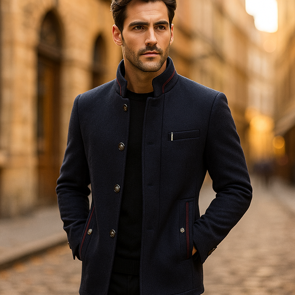 ROSSI ROMA | CAPPOTTO IN MISTO LANA DA UOMO