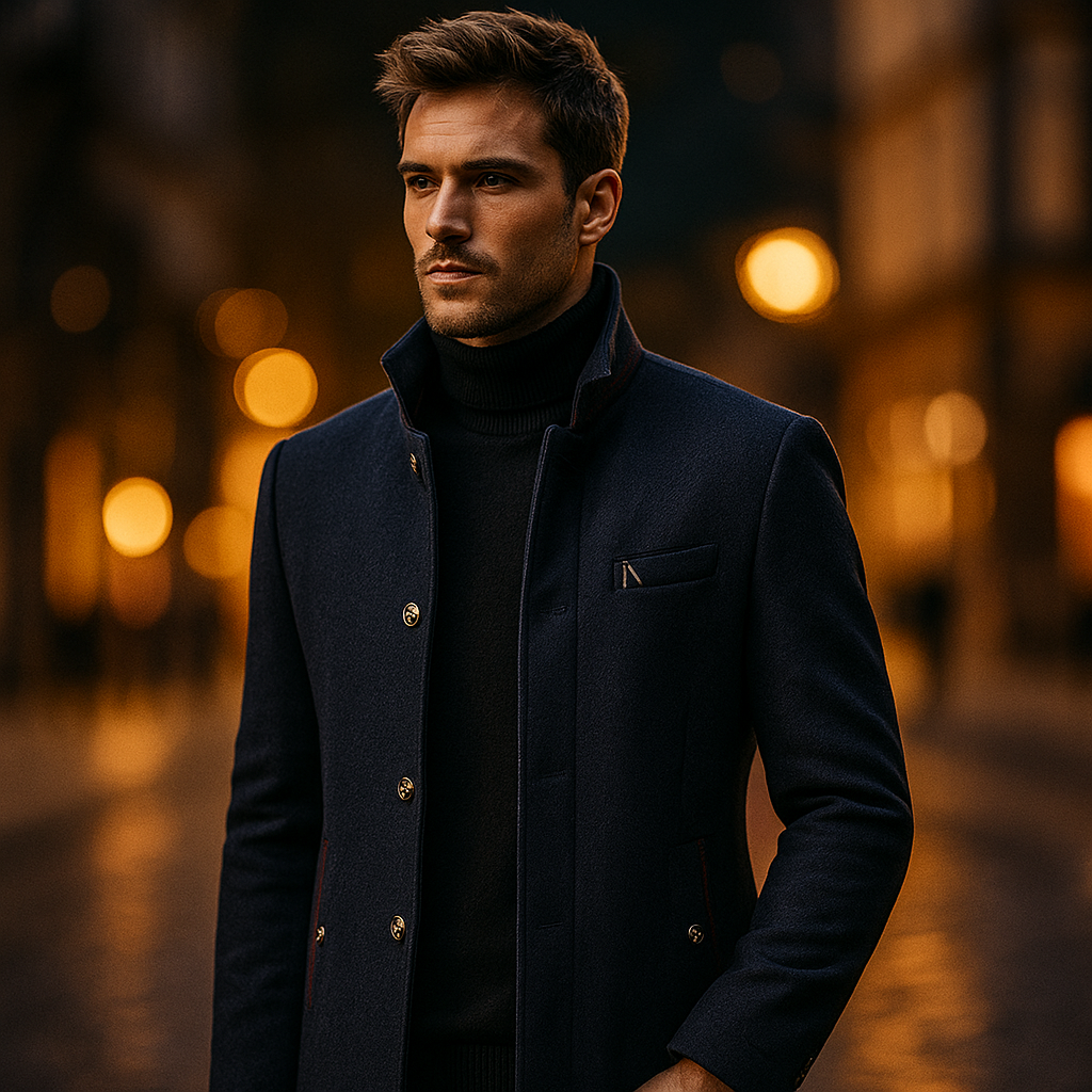 ROSSI ROMA | CAPPOTTO IN MISTO LANA DA UOMO