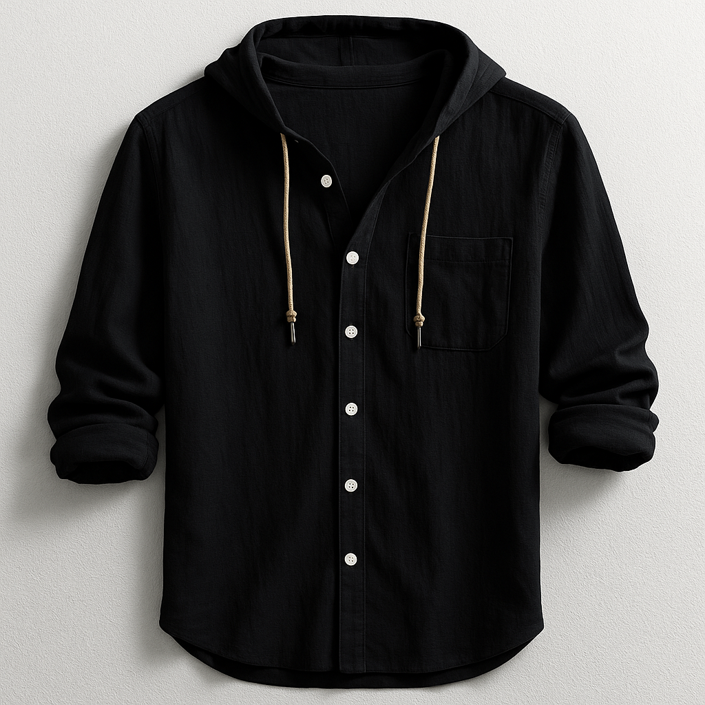 ROSSI ROMA™ | CAMICIA DI LUSSO CON CAPPUCCIO