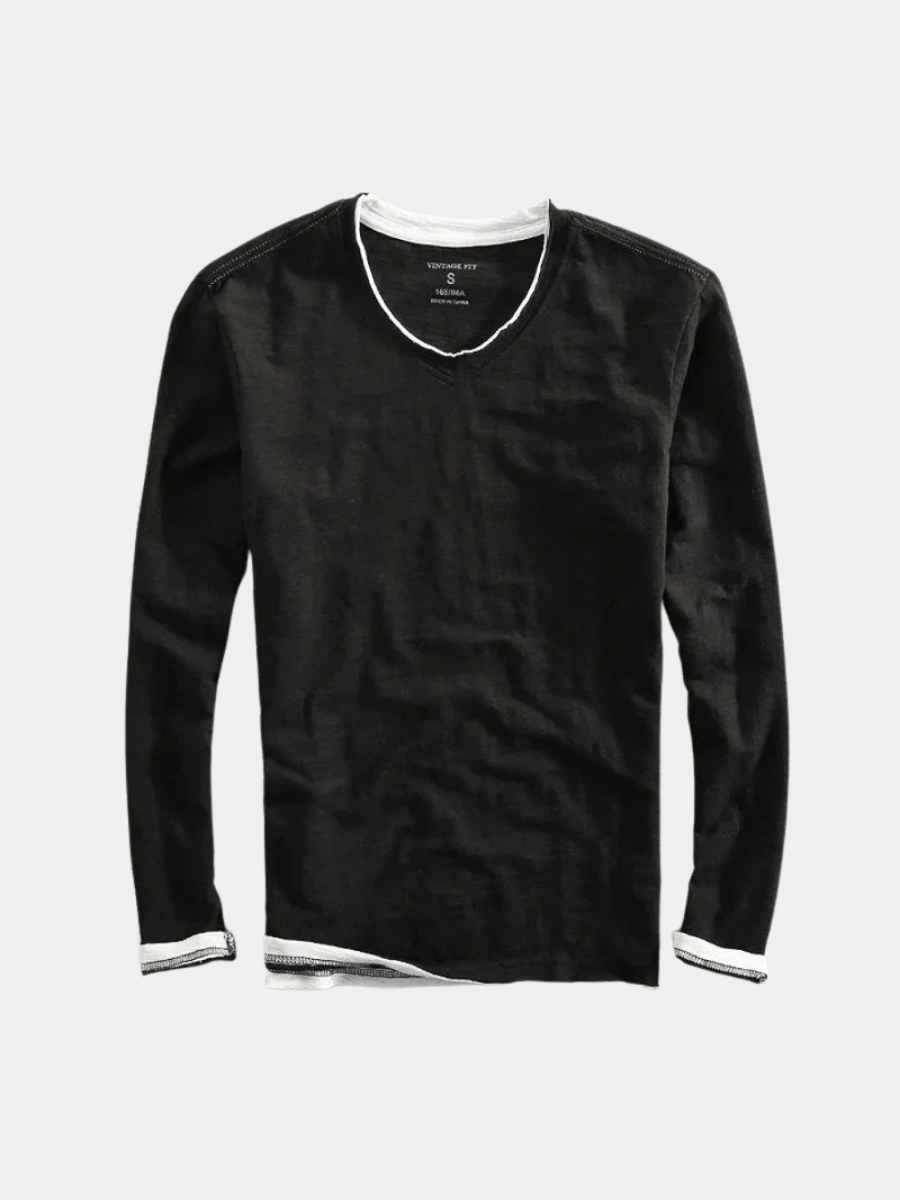 ROSSI ROMA™ | CAMICIA A MANICHE LUNGHE IN COTONE