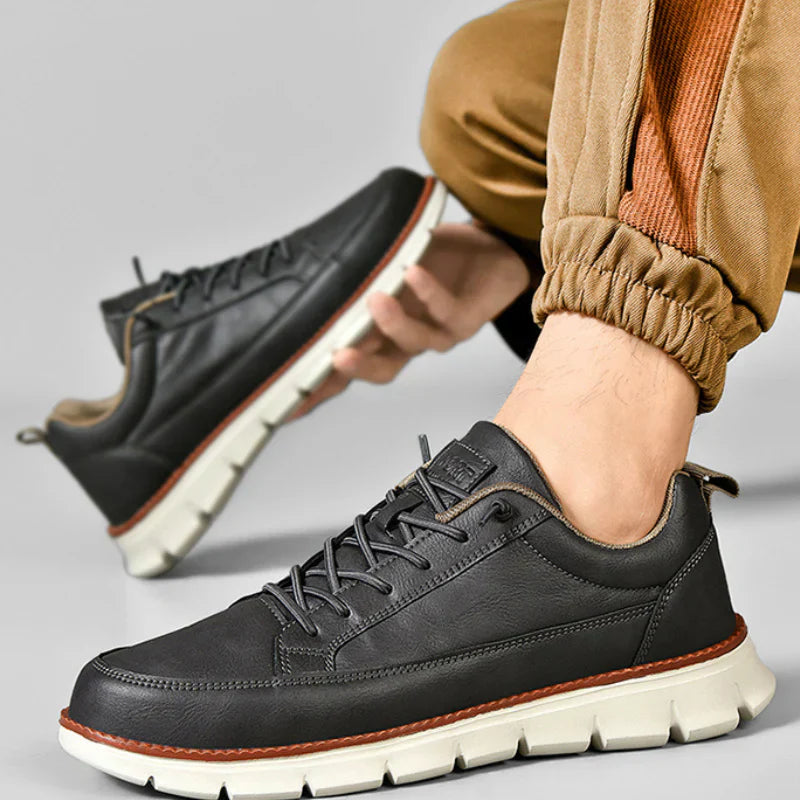 FELICE | SNEAKERS IN PELLE CON COMFORT ORTOPEDICO