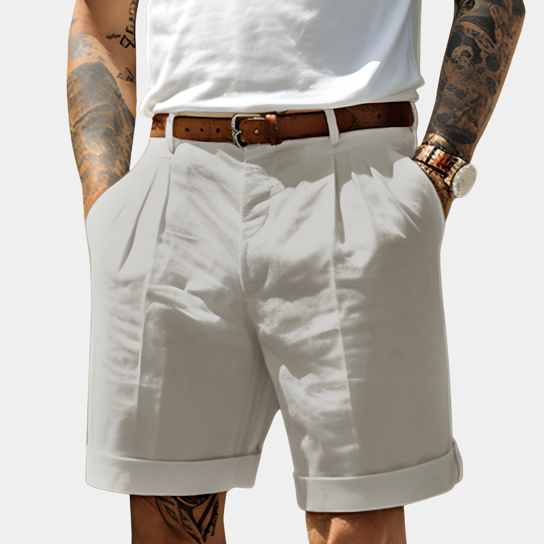 ROSSI ROMA | ELEGANTI BERMUDA IN COTONE TRASPIRANTE