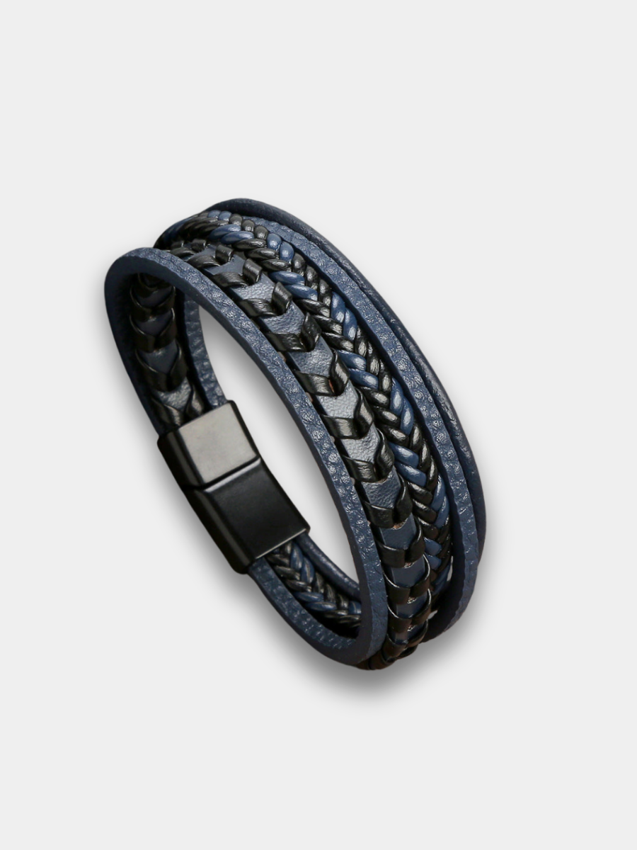 ROSSI ROMA | BRACCIALE DA UOMO DI PELLE DI LUSSO
