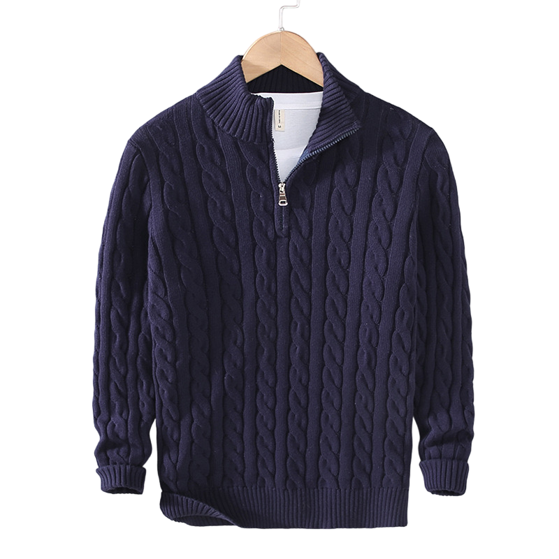 FABIO | MAGLIONE DI LUSSO CON ZIP