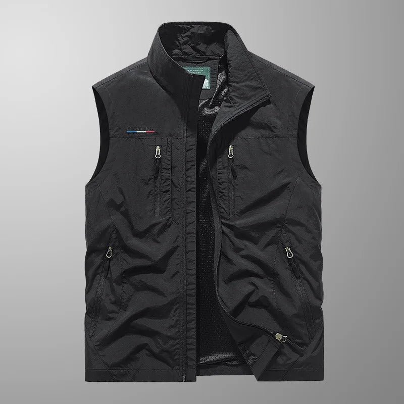 CASPER | GILET CARGO TRASPIRANTE CON TASCHE MULTIPLE