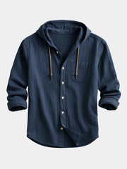 ROSSI ROMA™ | CAMICIA DI LUSSO CON CAPPUCCIO