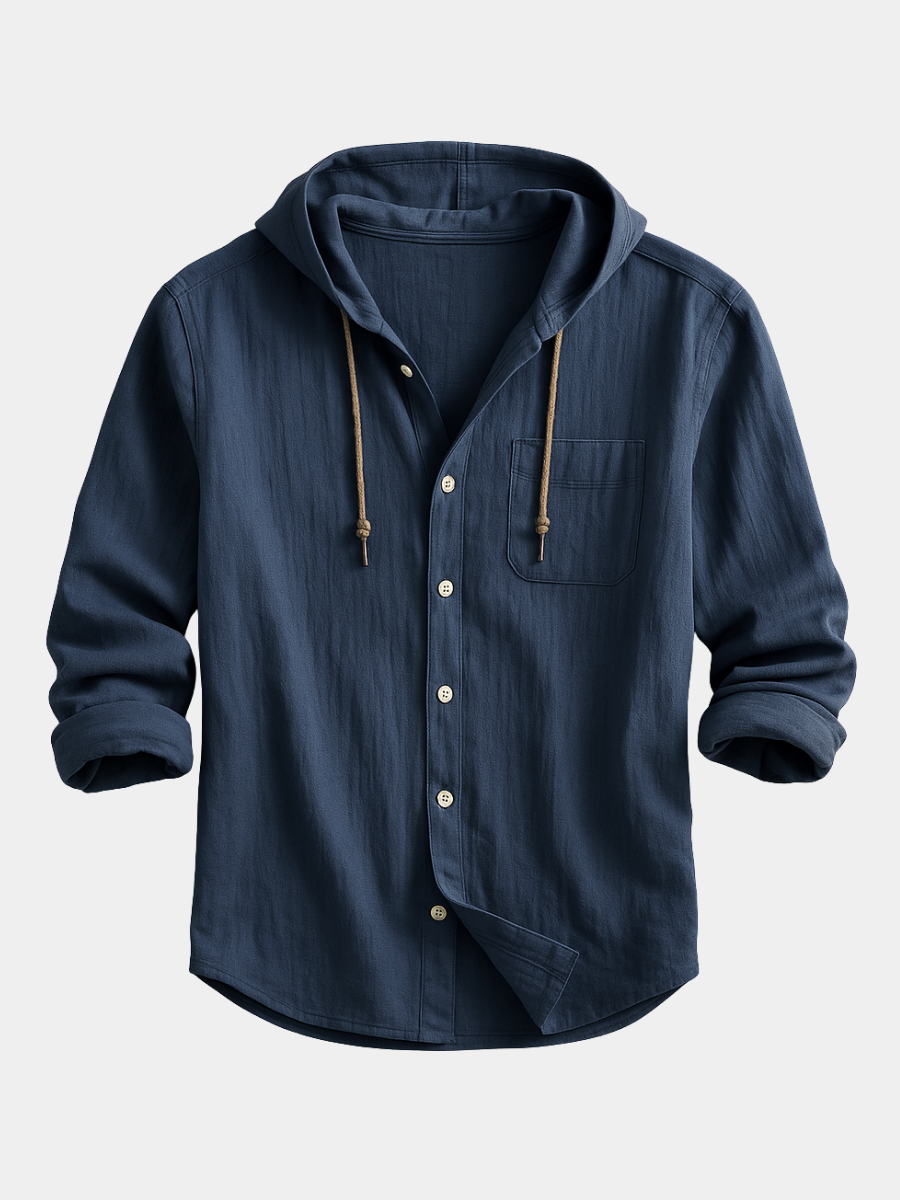 ROSSI ROMA™ | CAMICIA DI LUSSO CON CAPPUCCIO