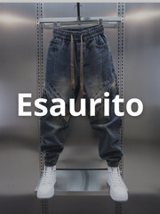 ROSSI ROMA™ | PANTALONI LARGHI IN DENIM