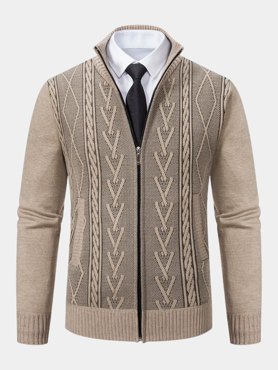 ROSSI ROMA | GILET DA UOMO CON ZIP DI LUSSO