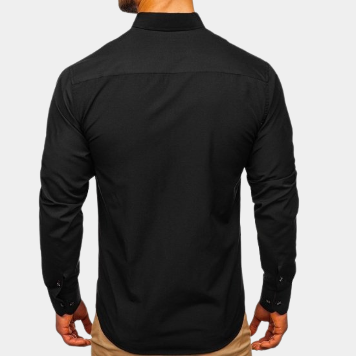 ROSSI ROMA | CAMICIA CLASSICA DA UOMO A MANICHE LUNGHE