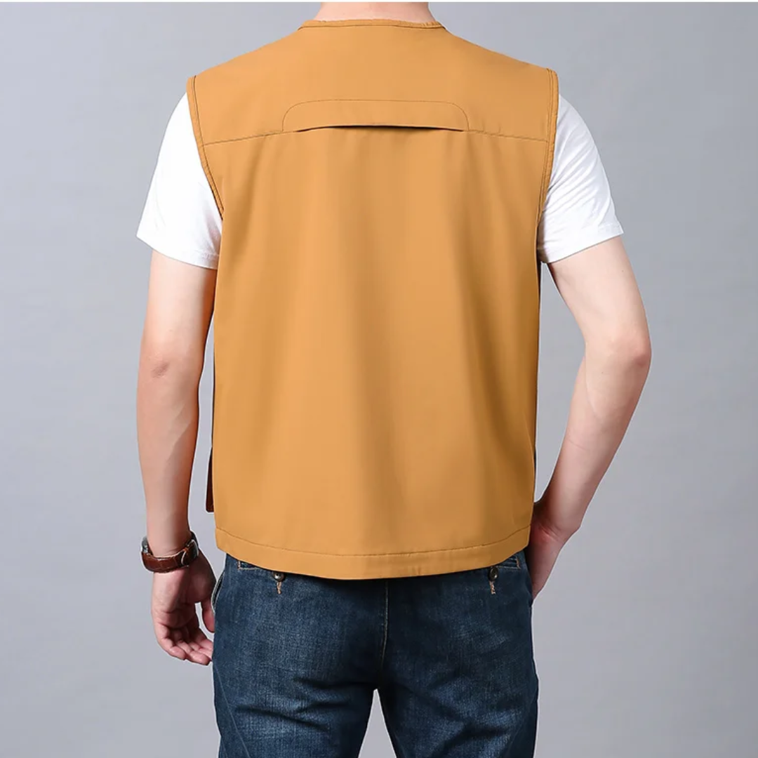 GILET CARGO TRASPIRANTE MULTI-TASCHE
