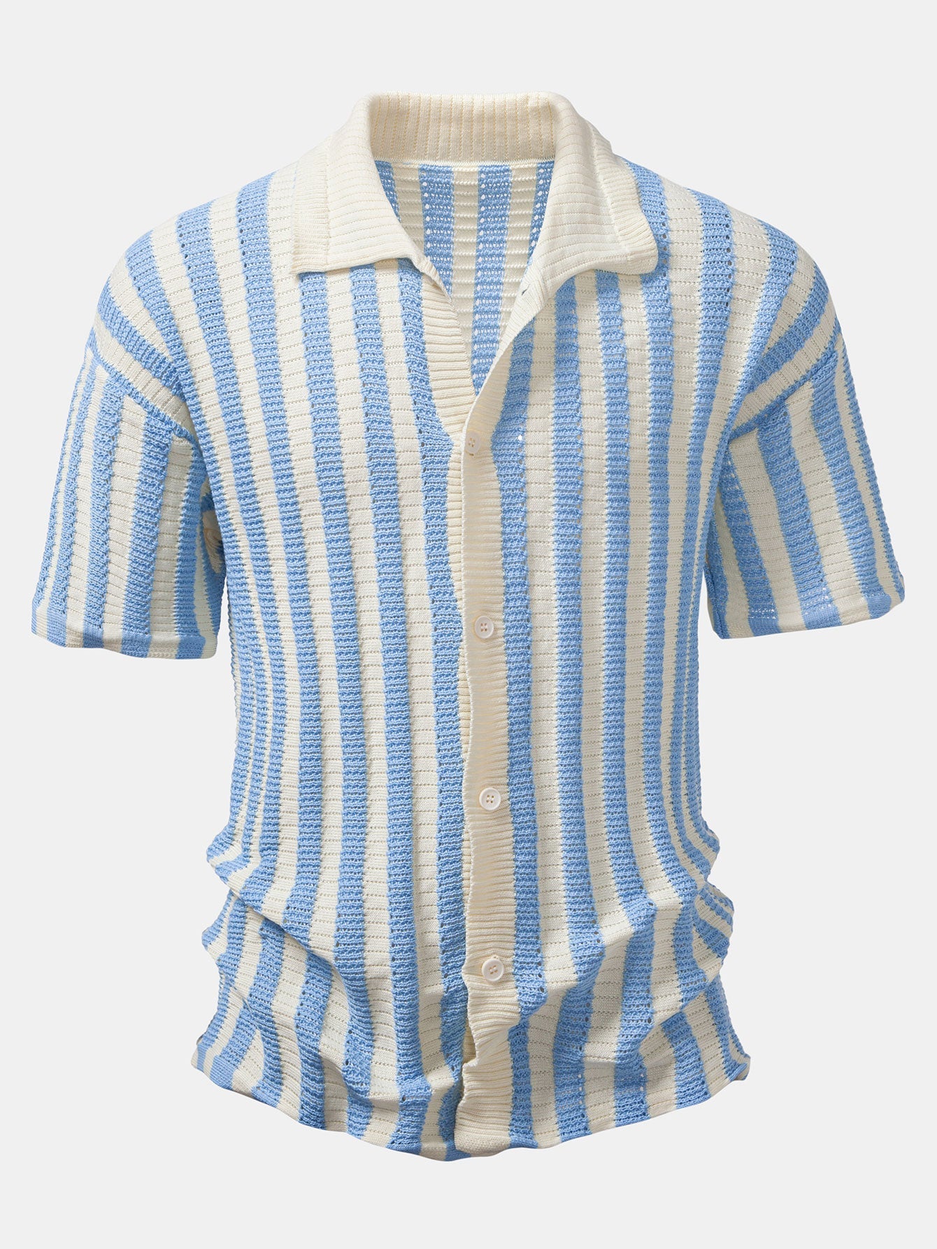 CAMICIA A RIGHE CON SPALLE CADENTI