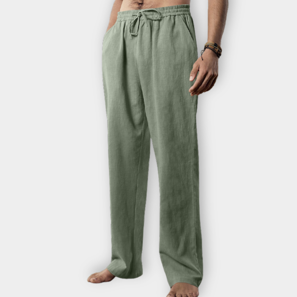 PANTALONI DI LINO PER LA CASA