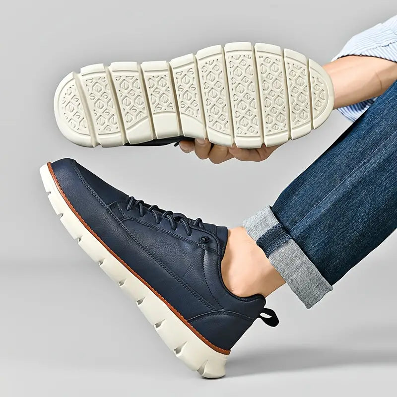 FELICE | SNEAKERS IN PELLE CON COMFORT ORTOPEDICO