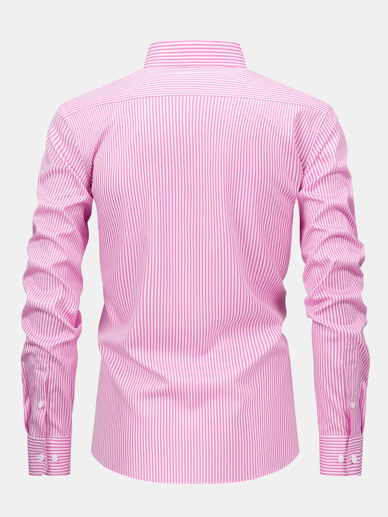 CAMICIA A MANICHE LUNGHE A RIGHE CON BOTTONI