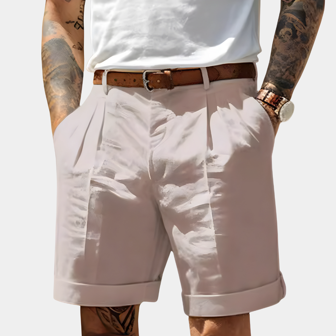 ROSSI ROMA | ELEGANTI BERMUDA IN COTONE TRASPIRANTE