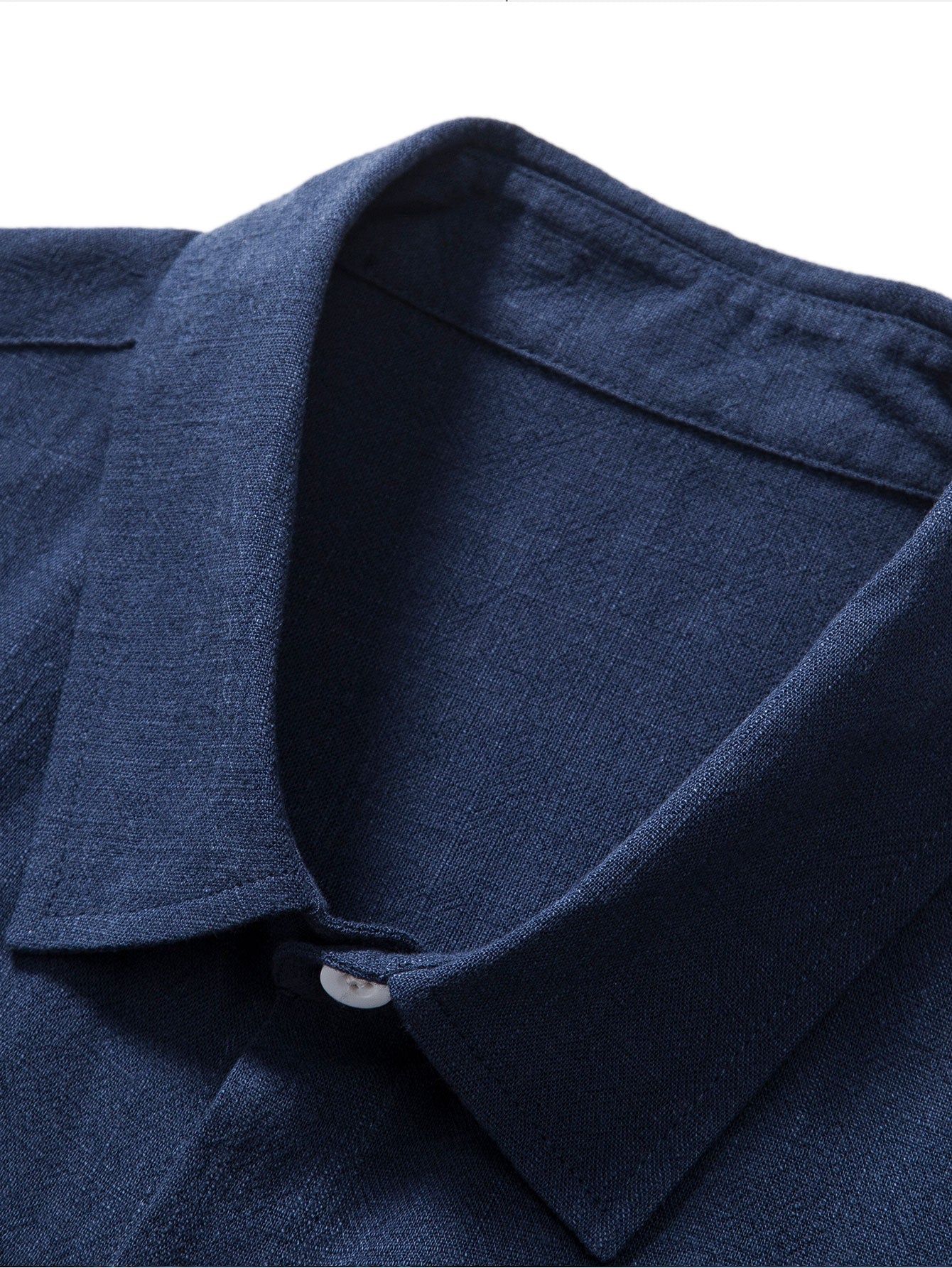 CAMICIA IN MISTO LINO E RAYON CON BOTTONI & PANTALONI IN LINO A GAMBA DRITTA