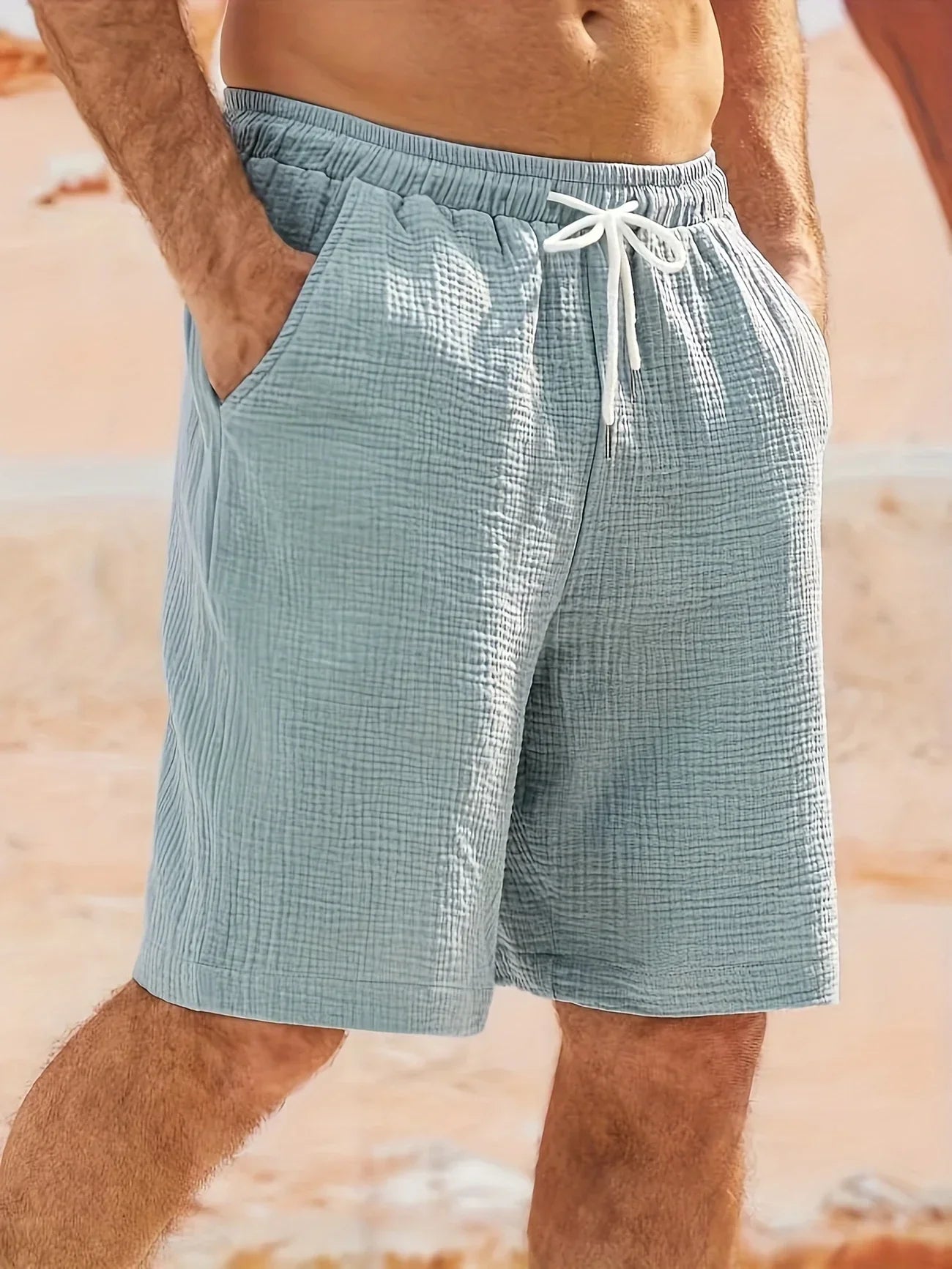RICCARDO | SHORT LEGGERO CON TASCHE