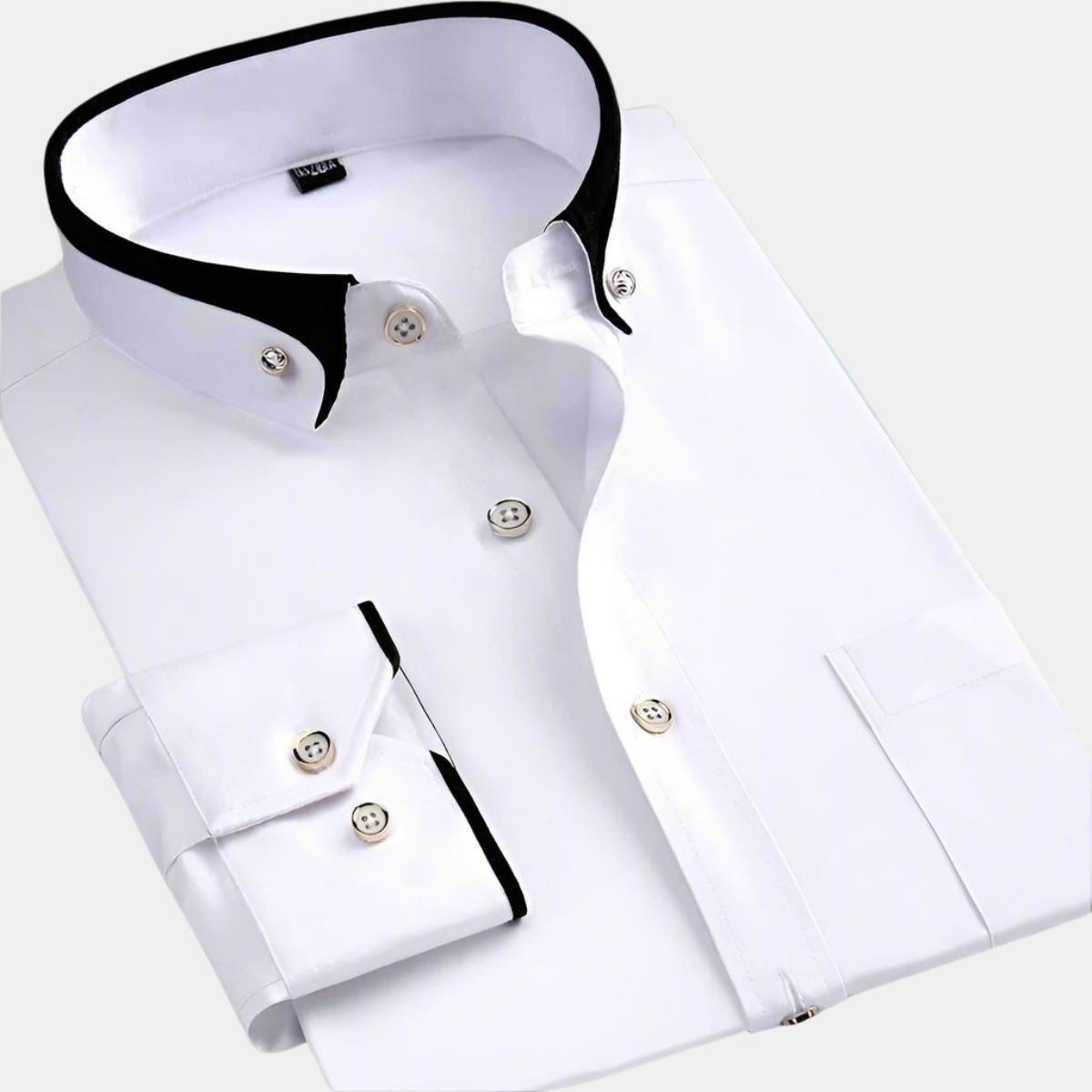 ROSSI ROMA | CAMICIA CLASSICA DA UOMO A MANICHE LUNGHE