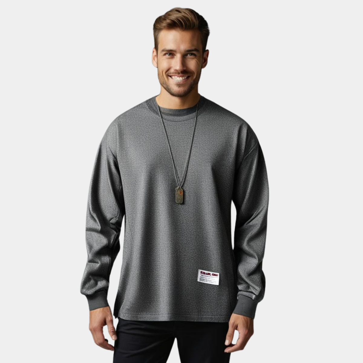 ANDREA | MAGLIA OVERSIZE A MANICA LUNGA