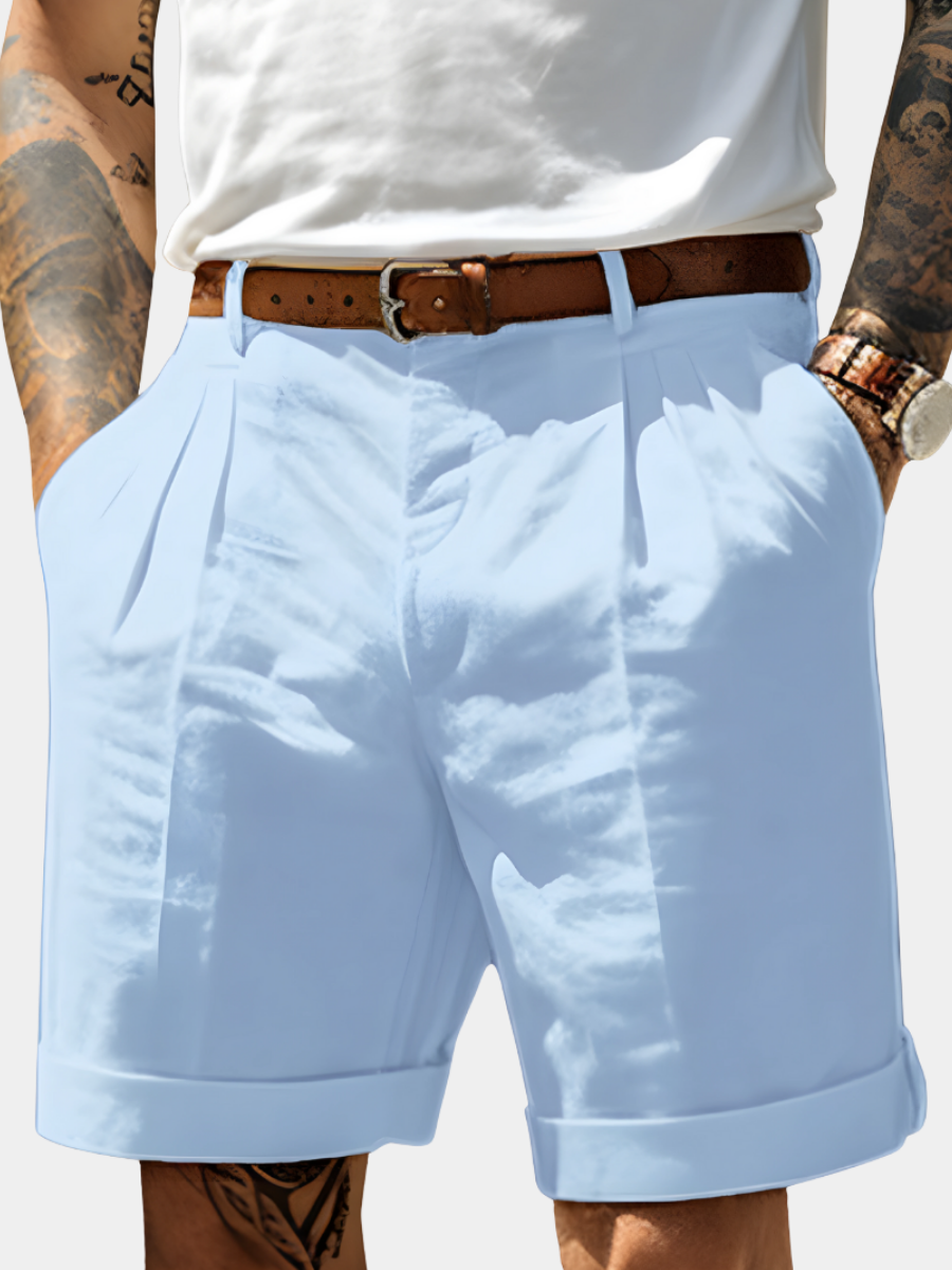 ROSSI ROMA | ELEGANTI BERMUDA IN COTONE TRASPIRANTE