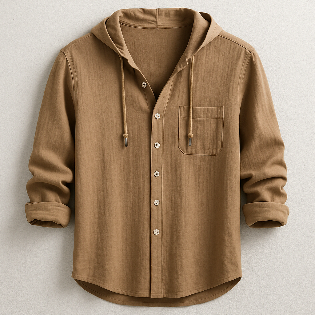 ROSSI ROMA™ | CAMICIA DI LUSSO CON CAPPUCCIO