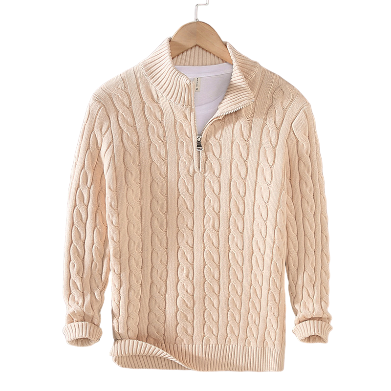 FABIO | MAGLIONE DI LUSSO CON ZIP