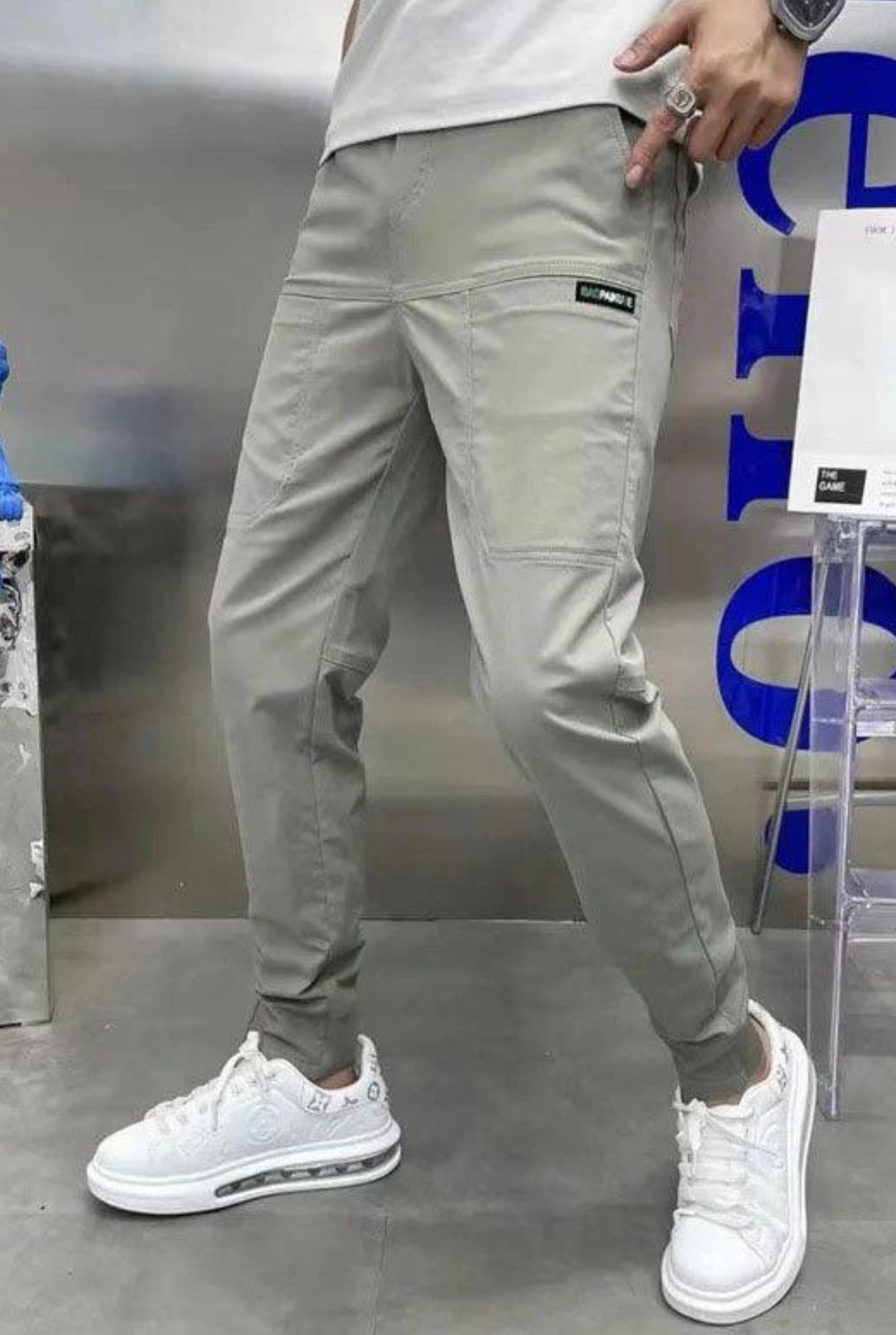 CLAUDIO | PANTALONE CARGO STRETCH PREMIUM
