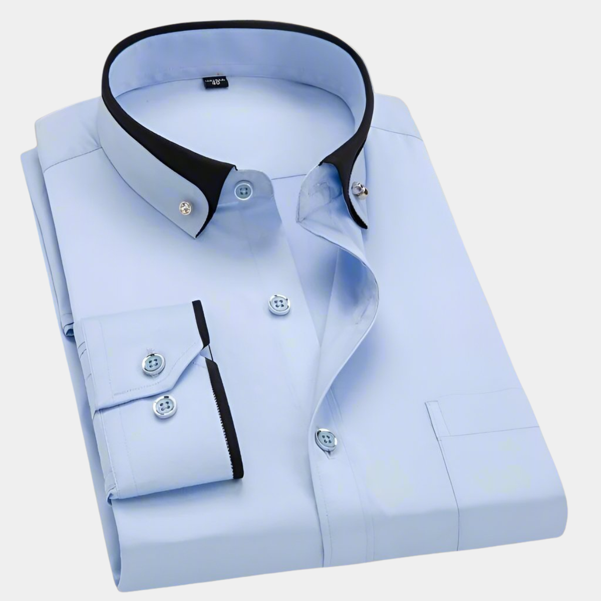 ROSSI ROMA | CAMICIA CLASSICA DA UOMO A MANICHE LUNGHE