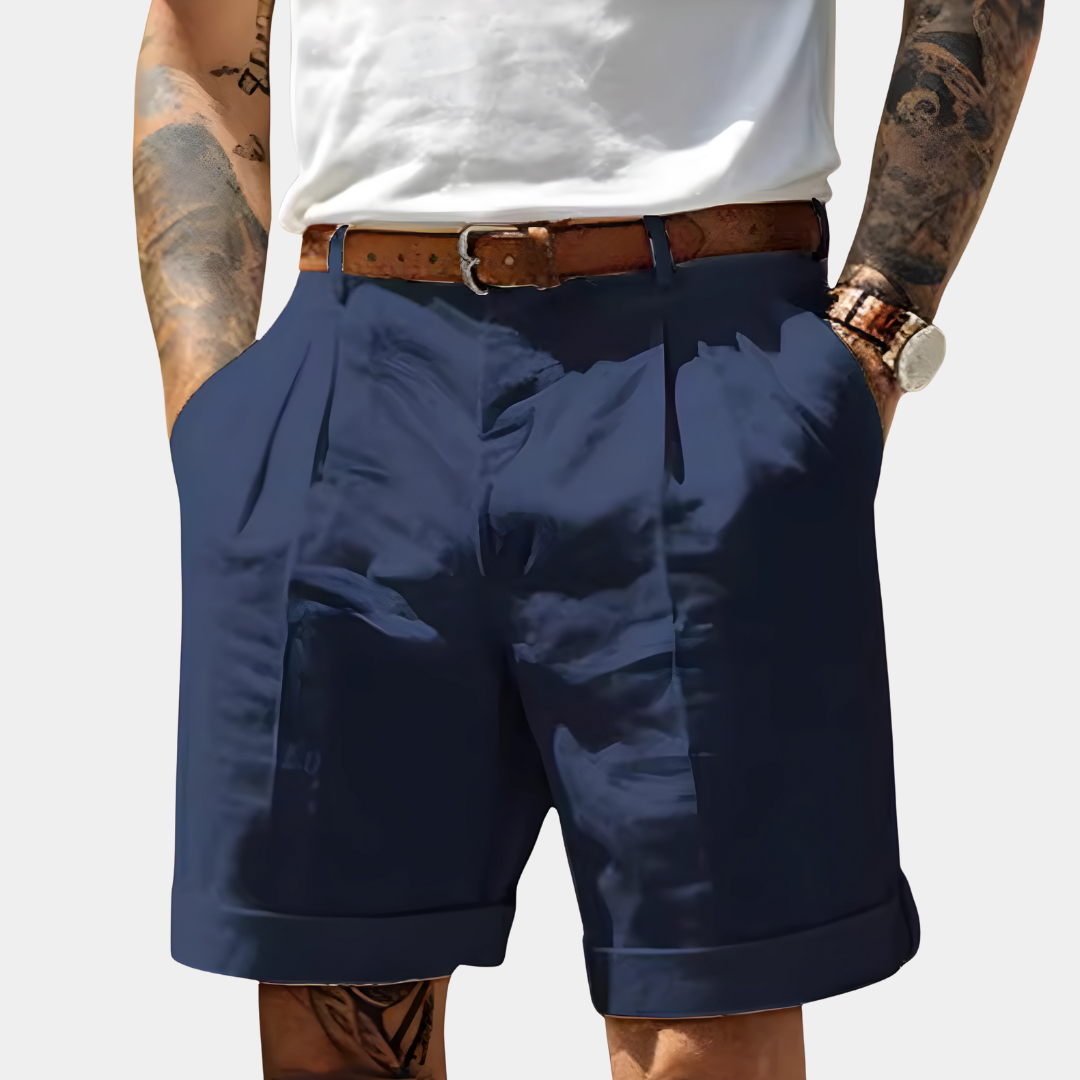 ROSSI ROMA | ELEGANTI BERMUDA IN COTONE TRASPIRANTE