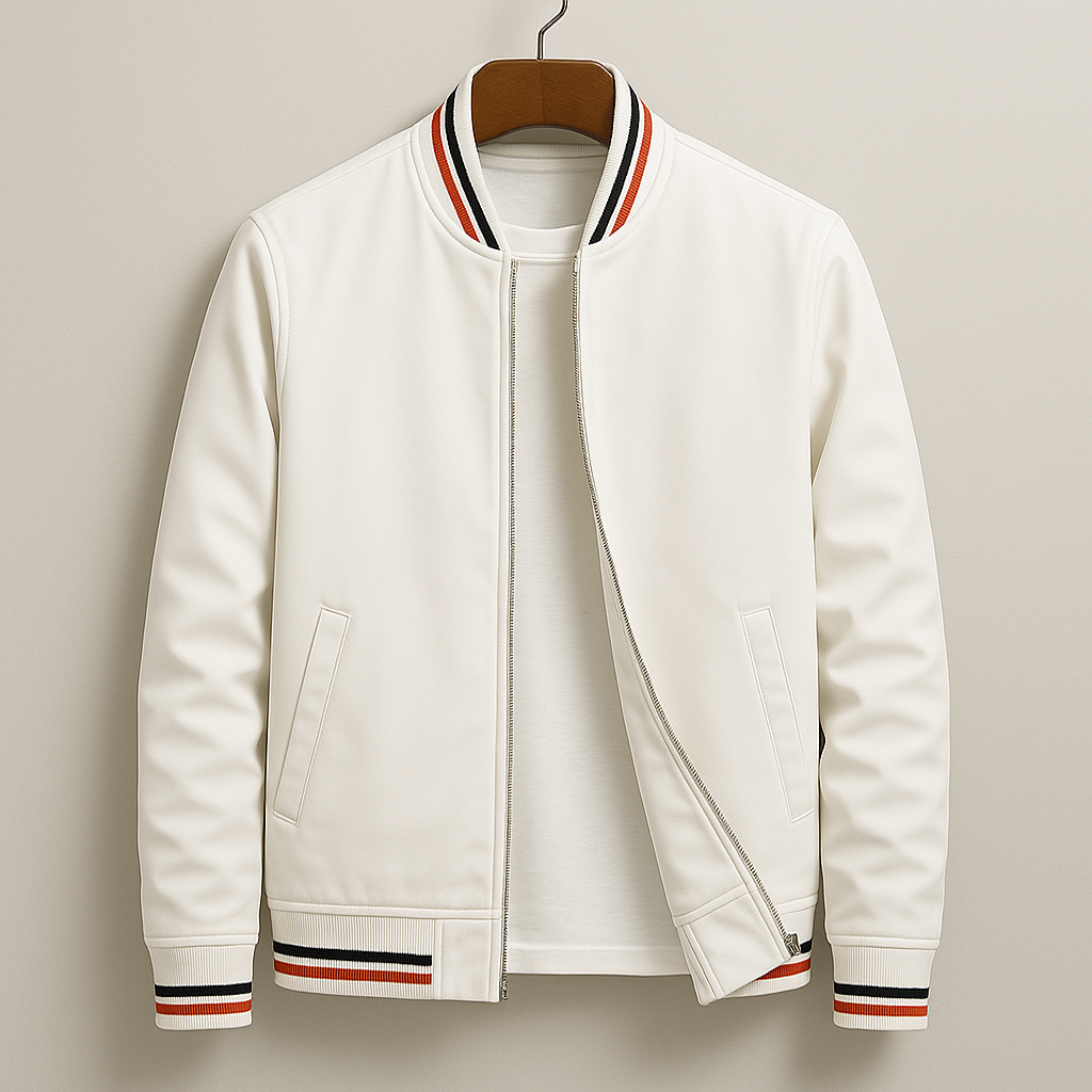 ROSSI ROMA | GIUBBOTTO BOMBER ESTIVO CON STRISC