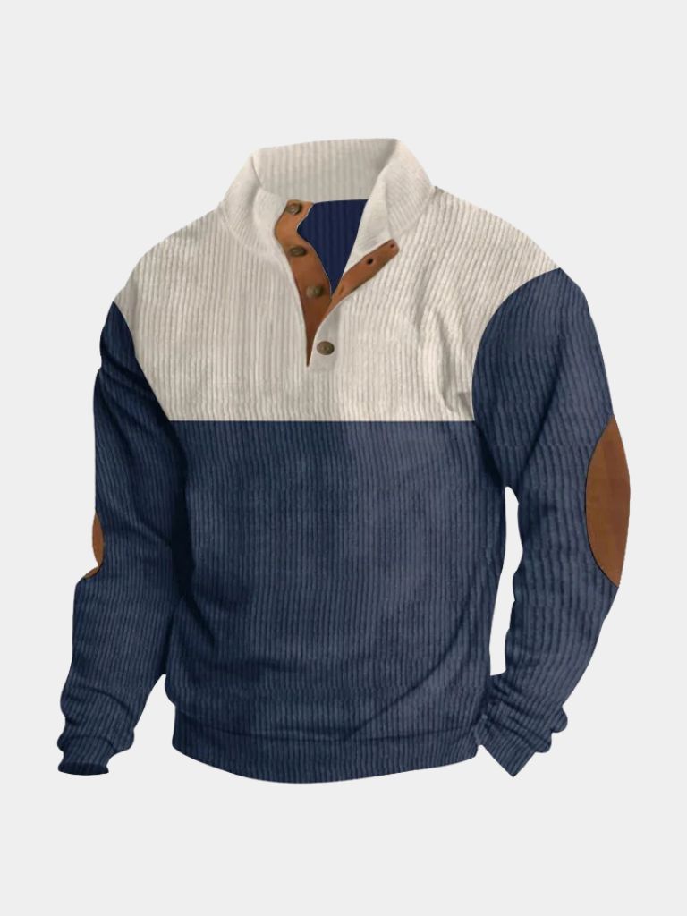 ROSSI ROMA | PULLOVER IN CORDUROY A COLLO ALTO PER UOMO