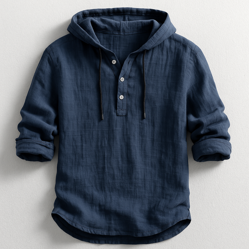 ROSSI ROMA | CAMICIA DI LUSSO CON CAPPUCCIO