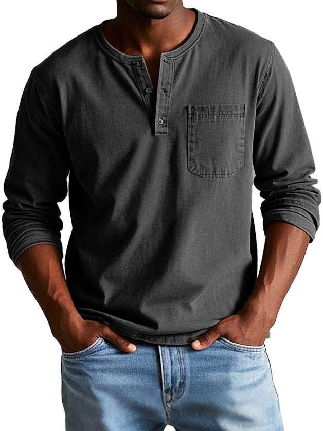 THOMAS | CAMICIA VINTAGE A MANICHE LUNGHE