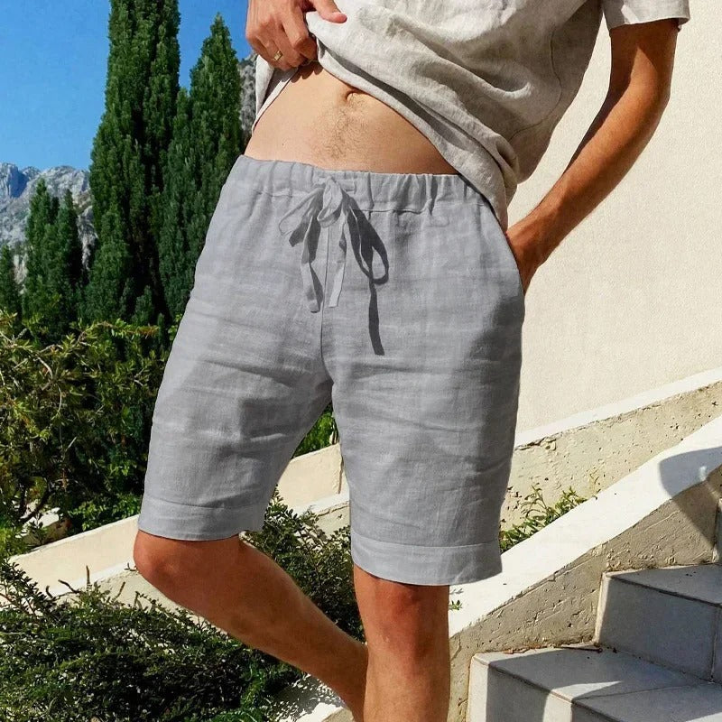 GIANNI | PANTALONCINI IN LINO E COTONE