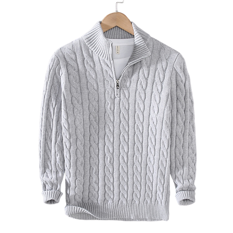 FABIO | MAGLIONE DI LUSSO CON ZIP