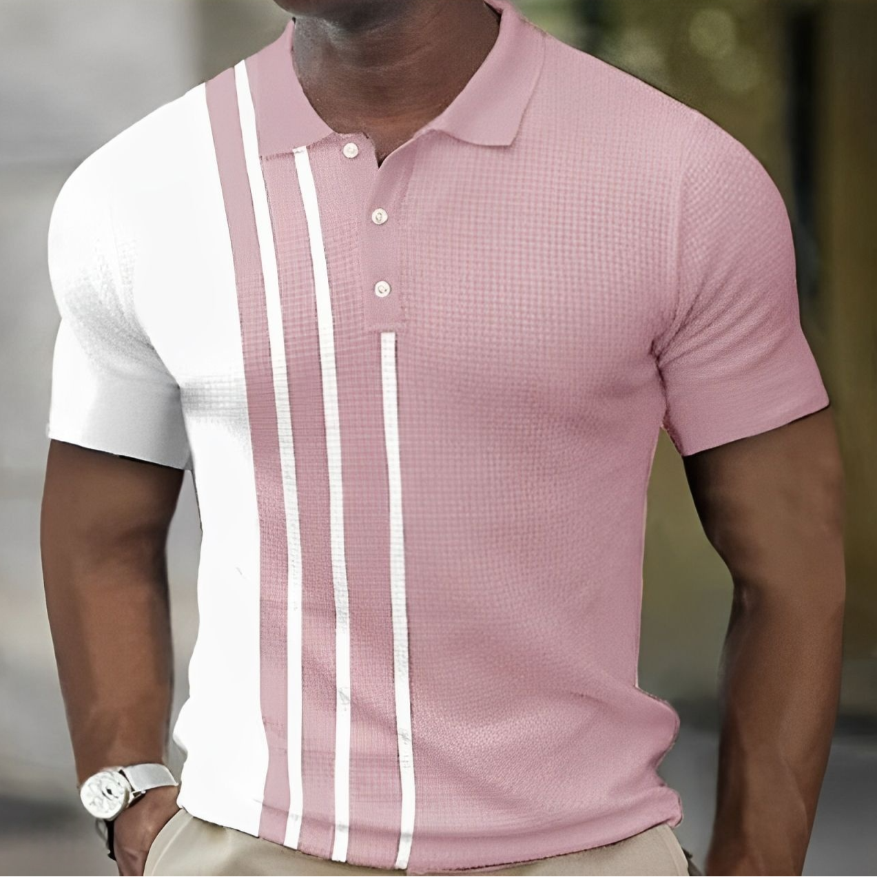 ANDREA  |  POLO SLIMFIT A RIGHE