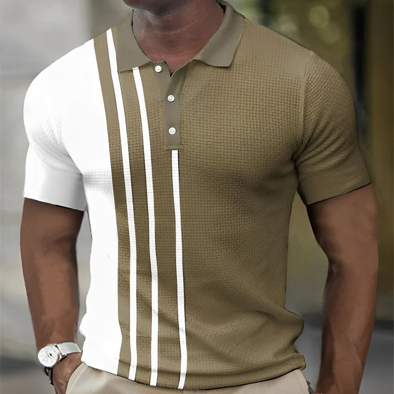 ANDREA  |  POLO SLIMFIT A RIGHE