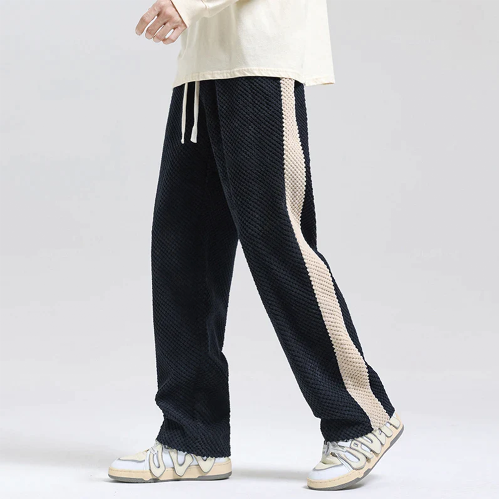 CORRADO | JOGGER IN VELLUTO A COSTE CON STILE